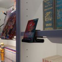 MG Shelf Clamp Black Slim (2 Pieces)