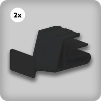 MG Shelf Clamp Black Max (2 Pieces)