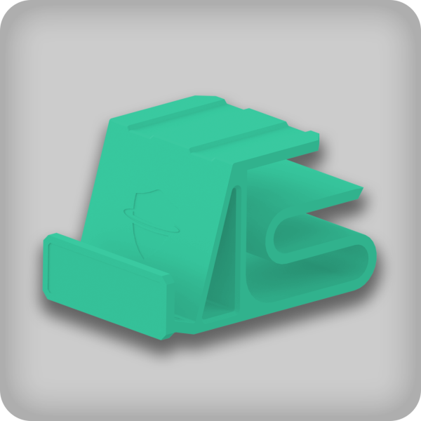 MG Shelf Clamp Green Slim