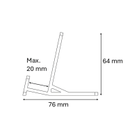 MG Stand White Classic (3 pieces)