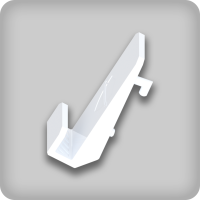 MG Hook White Slim (3 pieces)