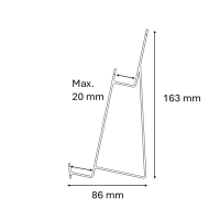 MG Dual Stand Black Classic (2 pieces)