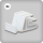 MG Shelf Clamp White Classic (2 Pieces)