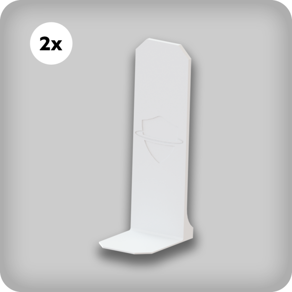 MG Bookend Alabaster White (2 Pieces)