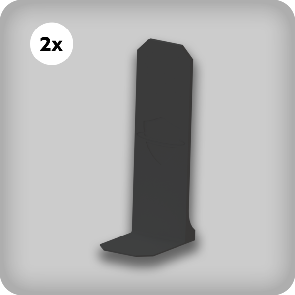 MG Bookend Onyx Black (2 Pieces)