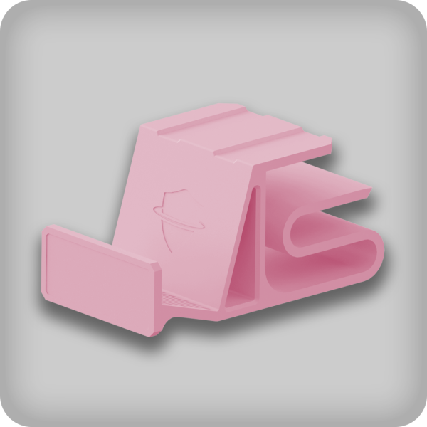 MG Shelf Clamp Pink Classic
