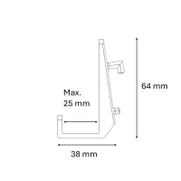 MG Hook Black Classic (3 pieces)